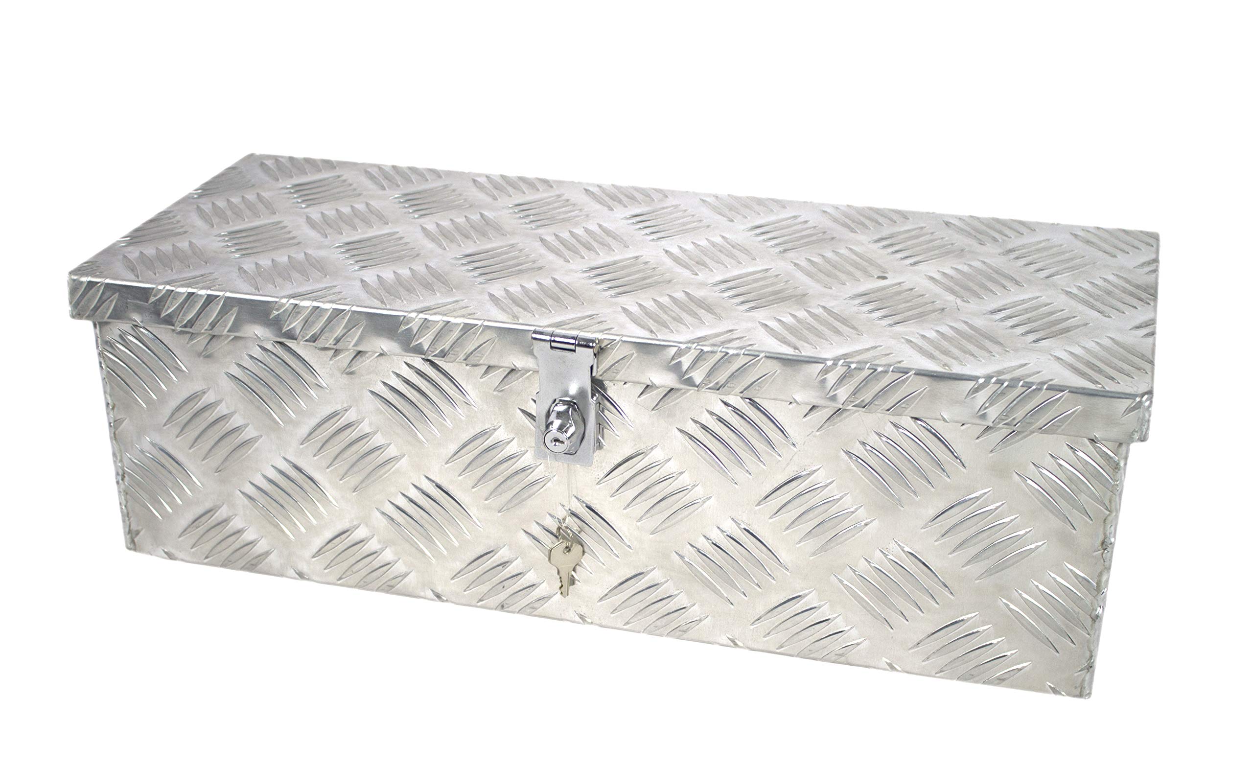 Aluminum Tool Box Trailer Storage for Truck 76x33.5x24.5cm, Silver