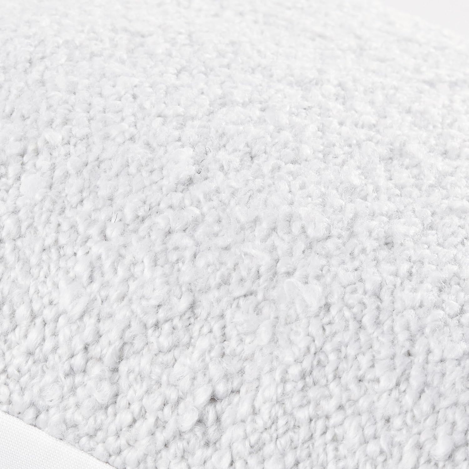 Livabliss x Galey Alix Chandler Indoor/Outdoor Accent Pillow Cover with Poly Insert, 18" L x 18" W, Light Gray