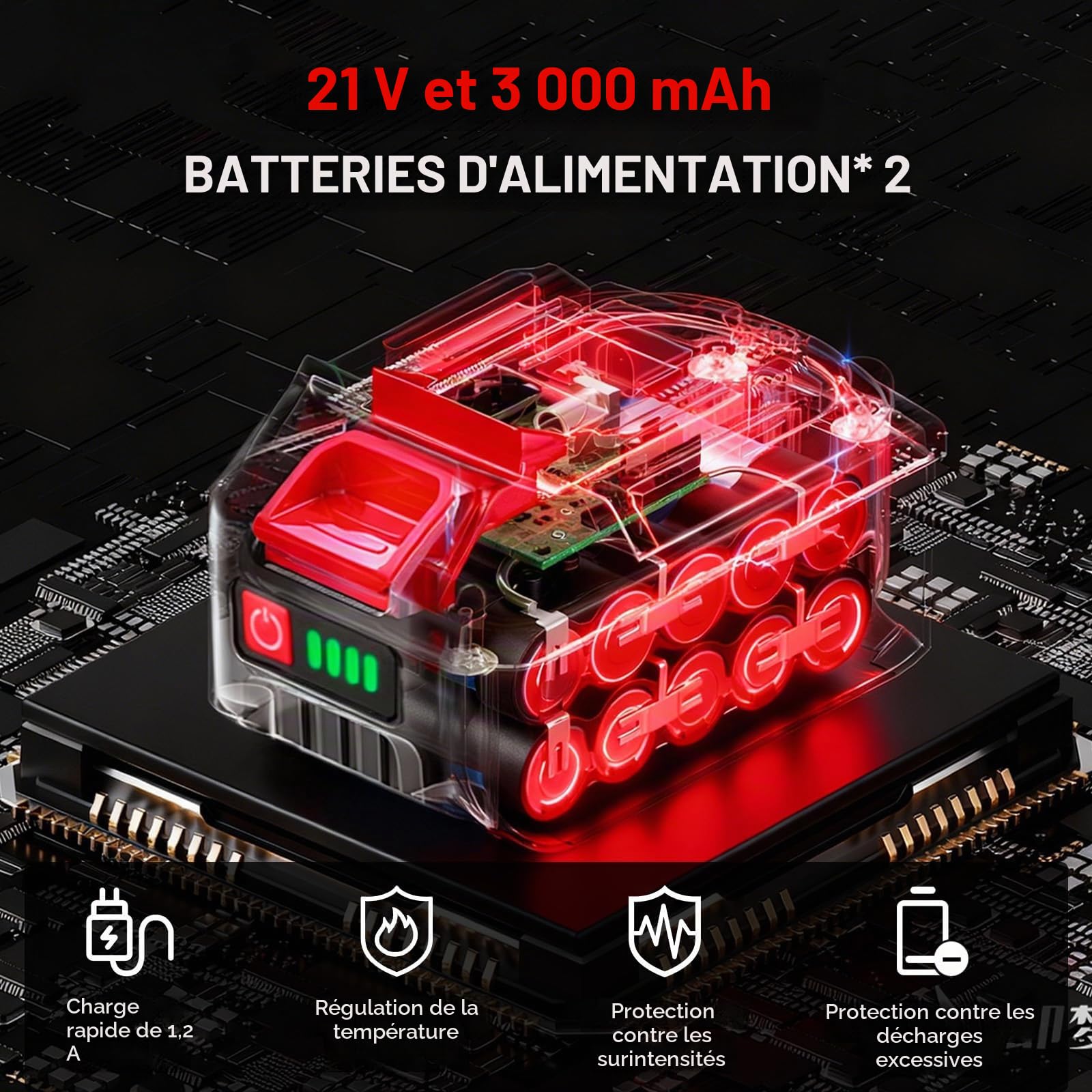 ONEVAN Scie Sauteuse sans Fil Raccord d'Aspiration 24mm Course 2x3,0Ah | 3 réglages orbitaux, coupe d'onglet ±45°, 7 vitesses, LED & aspiration intégrée, coupe bois 56mm & acier 6mm, Pour bricolage