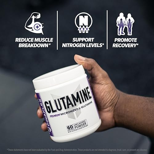 Miniatura 4 de FINAFLEX GLUTAMINA pura, sin sabor, 1.1 libras. - Polvo de recuperación muscular definitivo - Reduce la degradación muscular y apoya los niveles de