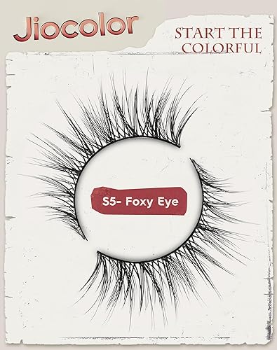 Miniatura 2 de Pestañas postizas con aspecto de ojo de gato, pestañas cortas naturales, pestañas postizas 3D, pestañas postizas Foxy Eye de 0.47 pulgadas, pestañas
