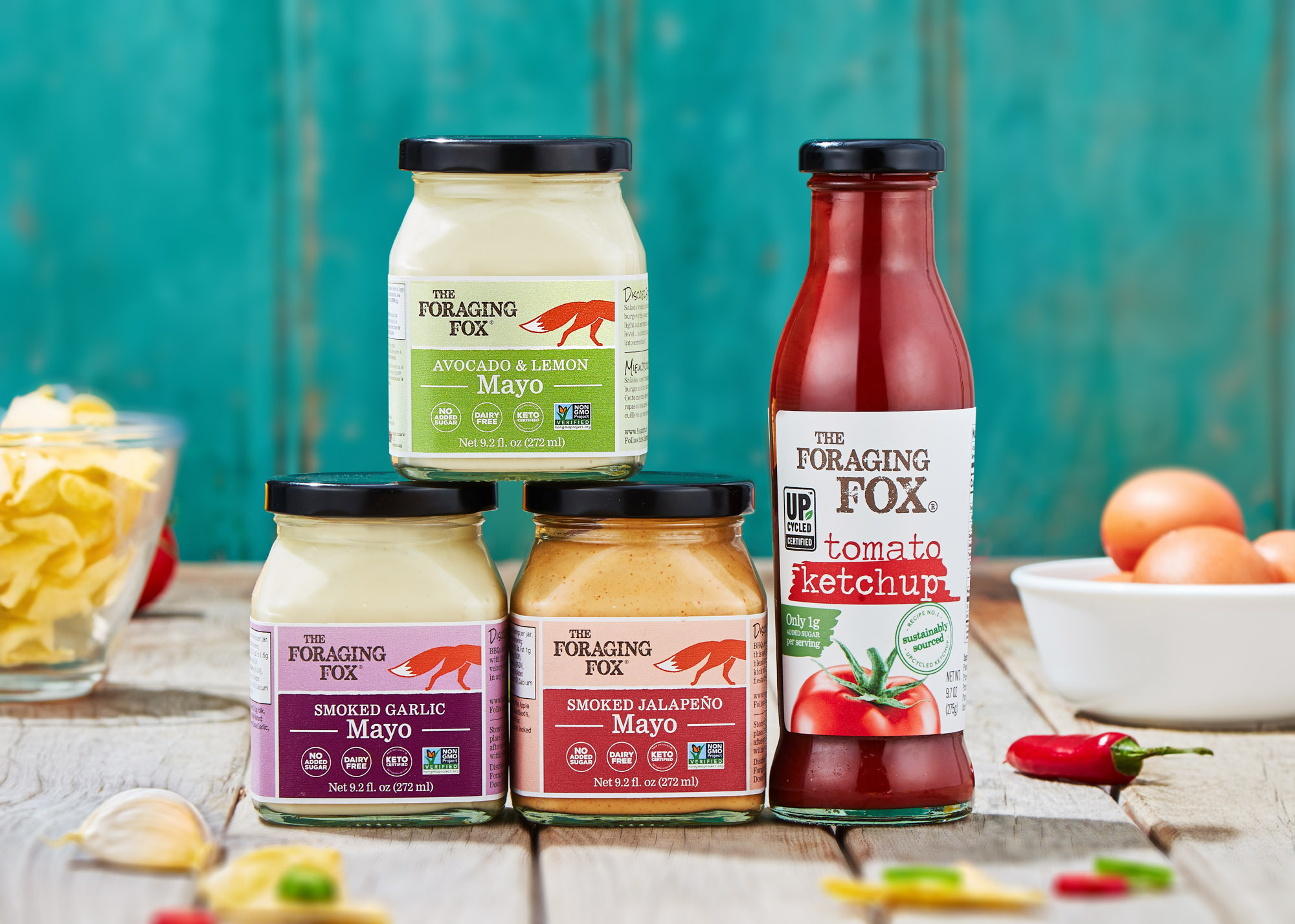 Amazon.com : The Foraging Fox | Avocado & Lemon Mayo (2 x 9.2 fl