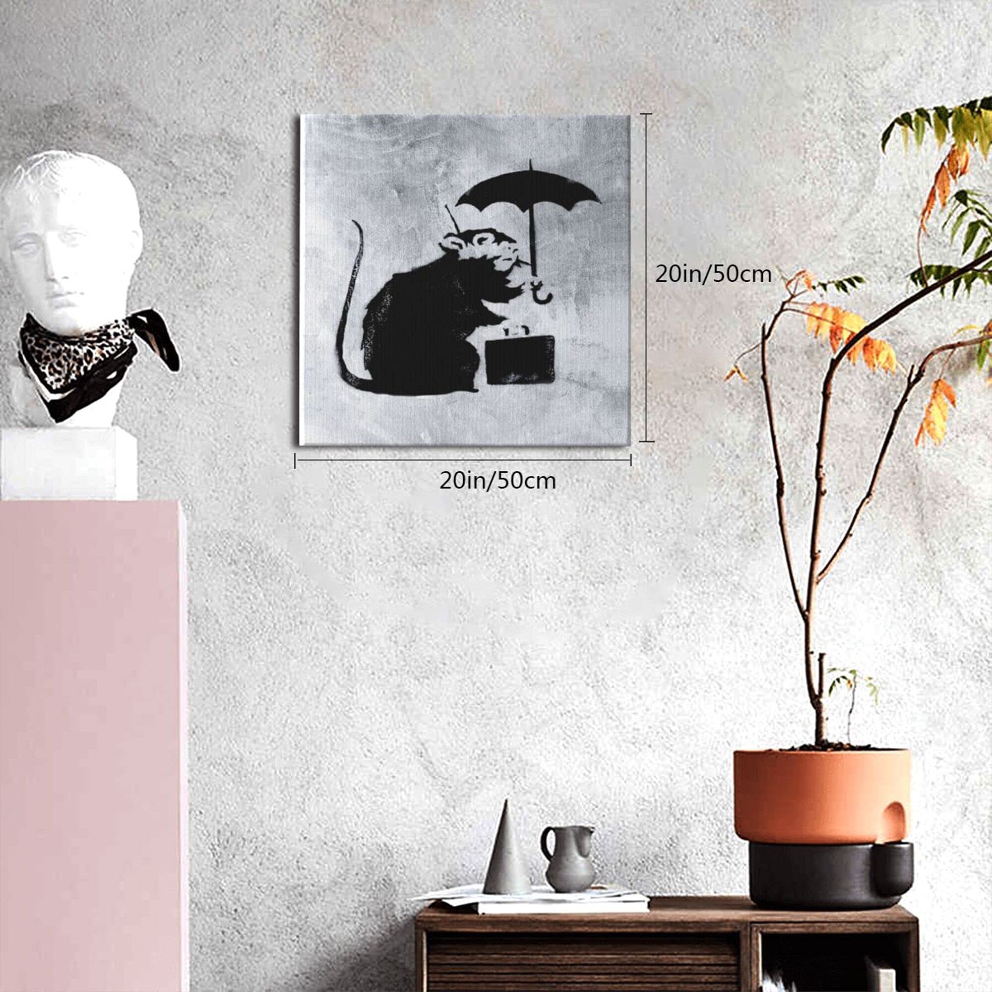 アートポスター/バンクシー・GET OUTネズミ Amazon.co.jp: アートパネル バンクシー Banksy ネズミ アート