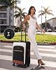 LOVEVOOK Maleta Cabina 24 Pulgadas, Mujer, Suave con Ruedas, Candado TSA, Ligera 2