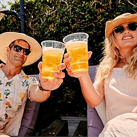 Repurpose 100% Compostable Plant-Based Clear Cold Cups, 16oz, 50 Count, BPA Free, No PFAS Added, FDA Non-Toxic, Certified BioBased