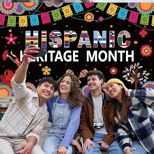 Miniatura 4 de Decoraciones del mes de la herencia hispana, pancarta latinoamericana, decoraciones para el aula española, decoraciones del mes nacional de la