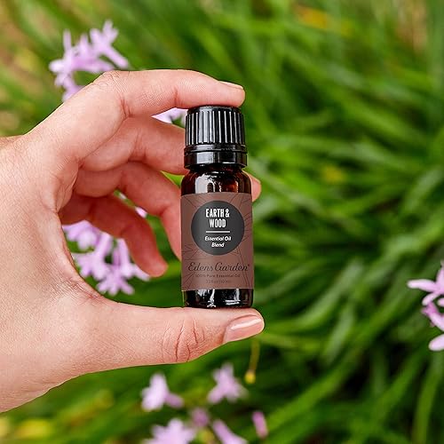 Miniatura 2 de Mezcla de Tierra & wood Sinergia Aceites esenciales por edens Jardín (Cardamom, cedarleaf, cedro, aguja de abeto, Pachulí y sándalo)-10ml