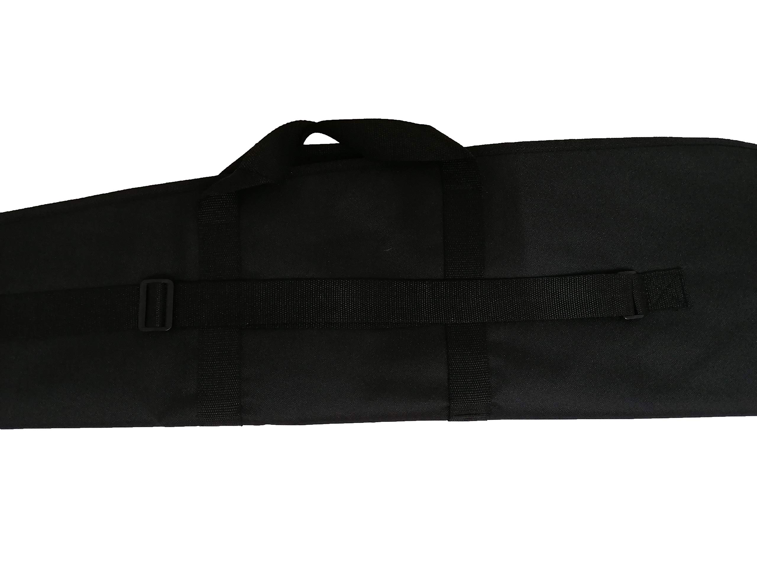 Étui Fourreau Couverture carabine noire transport poignées bandoulière Alpha 122 cm
