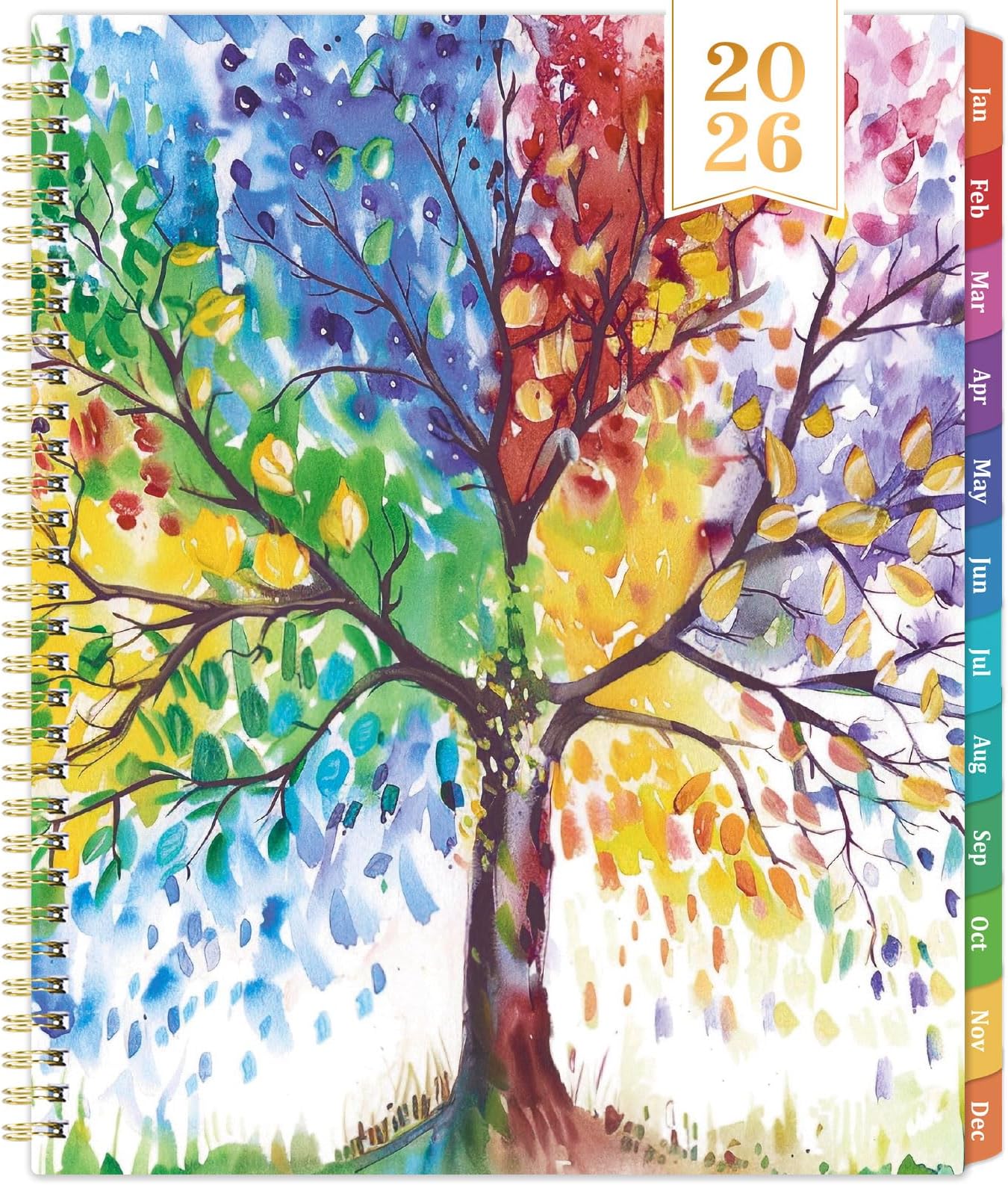Coboll 2025 Planner - Planner 2025, Weekly Monthly Planner from January - December 2025, 9" x 11", 2025 Planner Weekly and Monthly with Colorful Coated Tabs, Reference Calendar