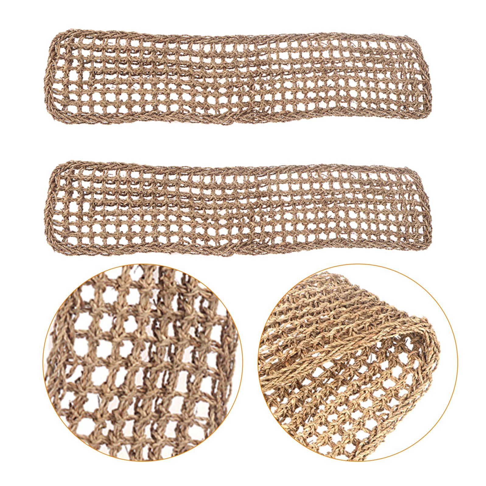 DOITOOL 2pezzi Amache Per Lucertole Amache Per Rettili Realizzate Mano in Erba Marina Accessori Per Terrari Per Iguane e Rettili Di Piccola