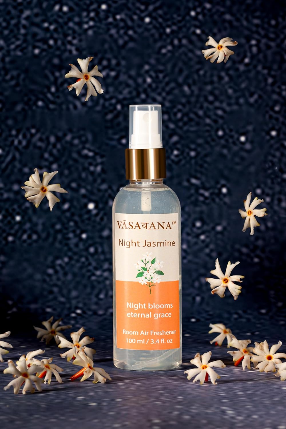 (Vasavana) Parijat (Night Flowering Jasmine) Gangajal Pure Spray, 100ml