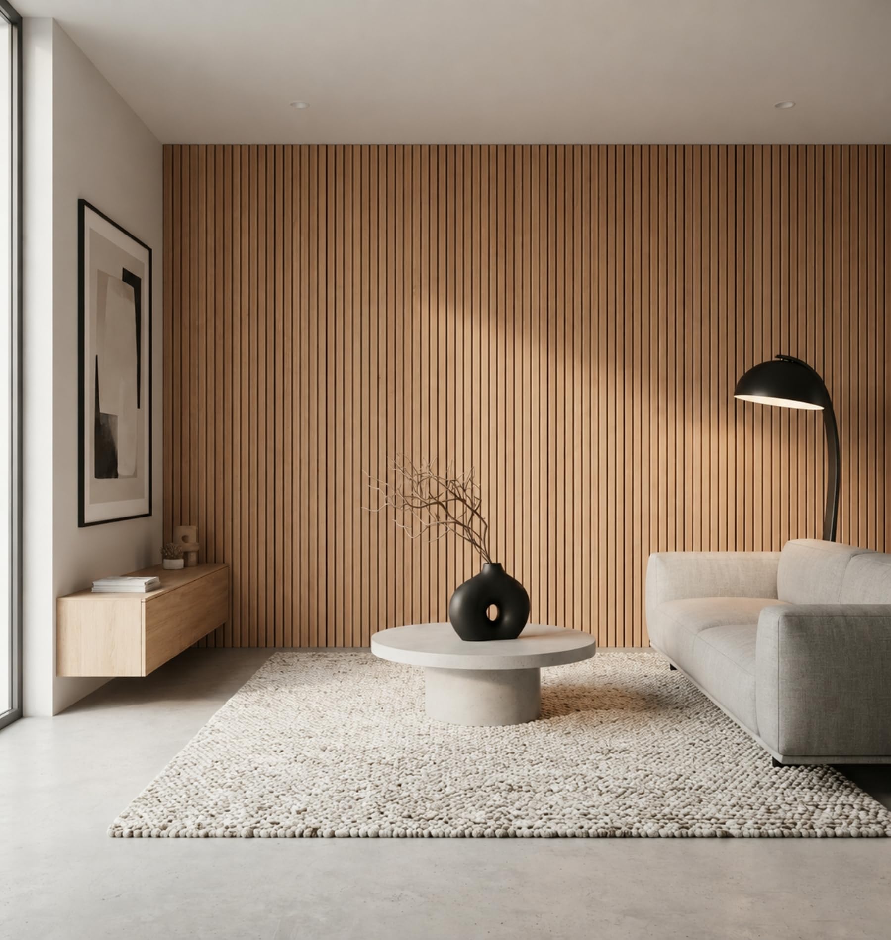 Paneles decorativos para pared efecto madera, 10 piezas (6 m2), 50 x 120 x 2,5 cm, revestimiento de aislamiento térmico de poliestireno (EPS), ajustable para interior y exterior (Roble claro)