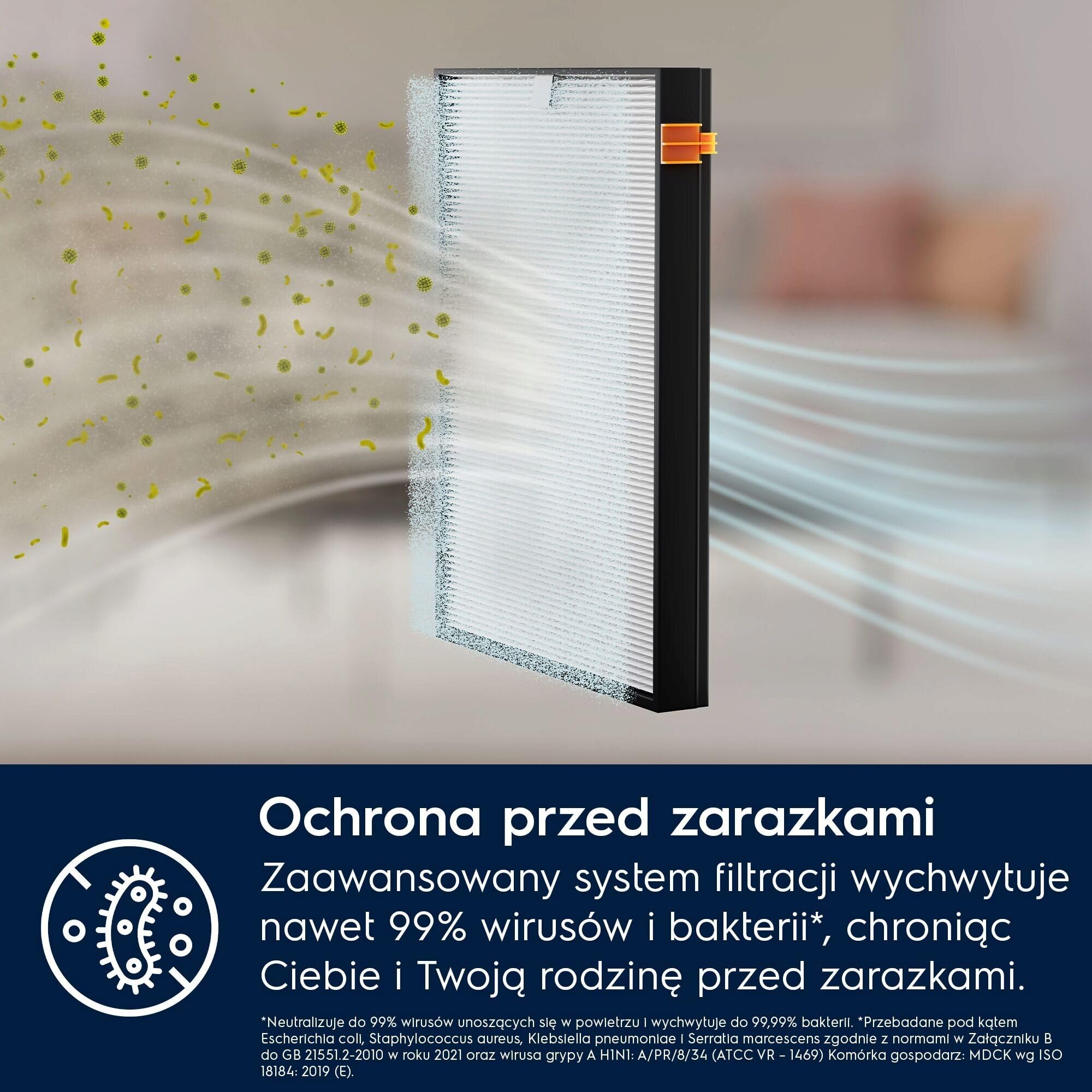 Electrolux EPU72571UG Pure Multi 700 oczyszczacz powietrza, 2 w 1, z wentylatorem, podłączony, 4-stopniowy filtr, jasnoszary