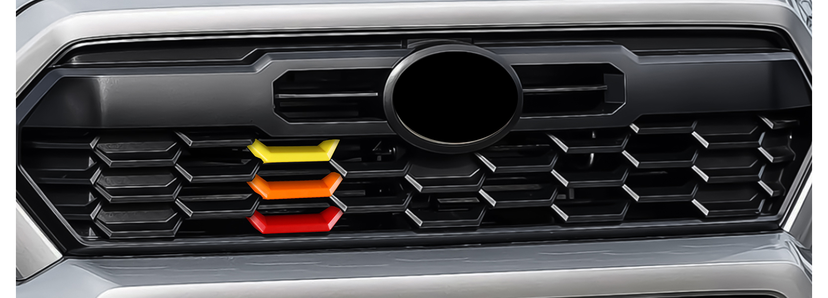 Amazon.com: FEXIDA Tri-Color Grille Decor Badges for 2024 2025