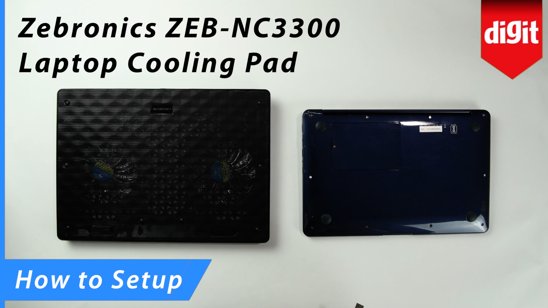 Zebronics ZEBNC3300 Laptop Cooling Pad How to Setup