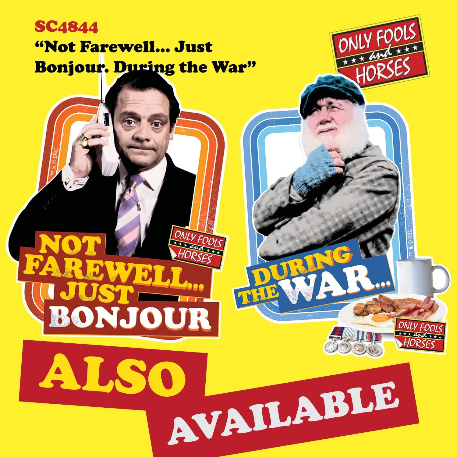 Star Cutouts SC4920 Del Boy Famous Quotes Cardboard Cutout 55cm – Only Fools and Horses Comedy Gift, British TV Fan Room Decoration
