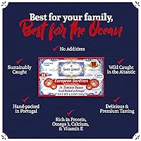 Vista 3 de Santo Amaro - Auténticas sardinas europeas en salsa de tomate de puré, sardinas enlatadas a mano en salsa de tomate de Portugal, sardinas