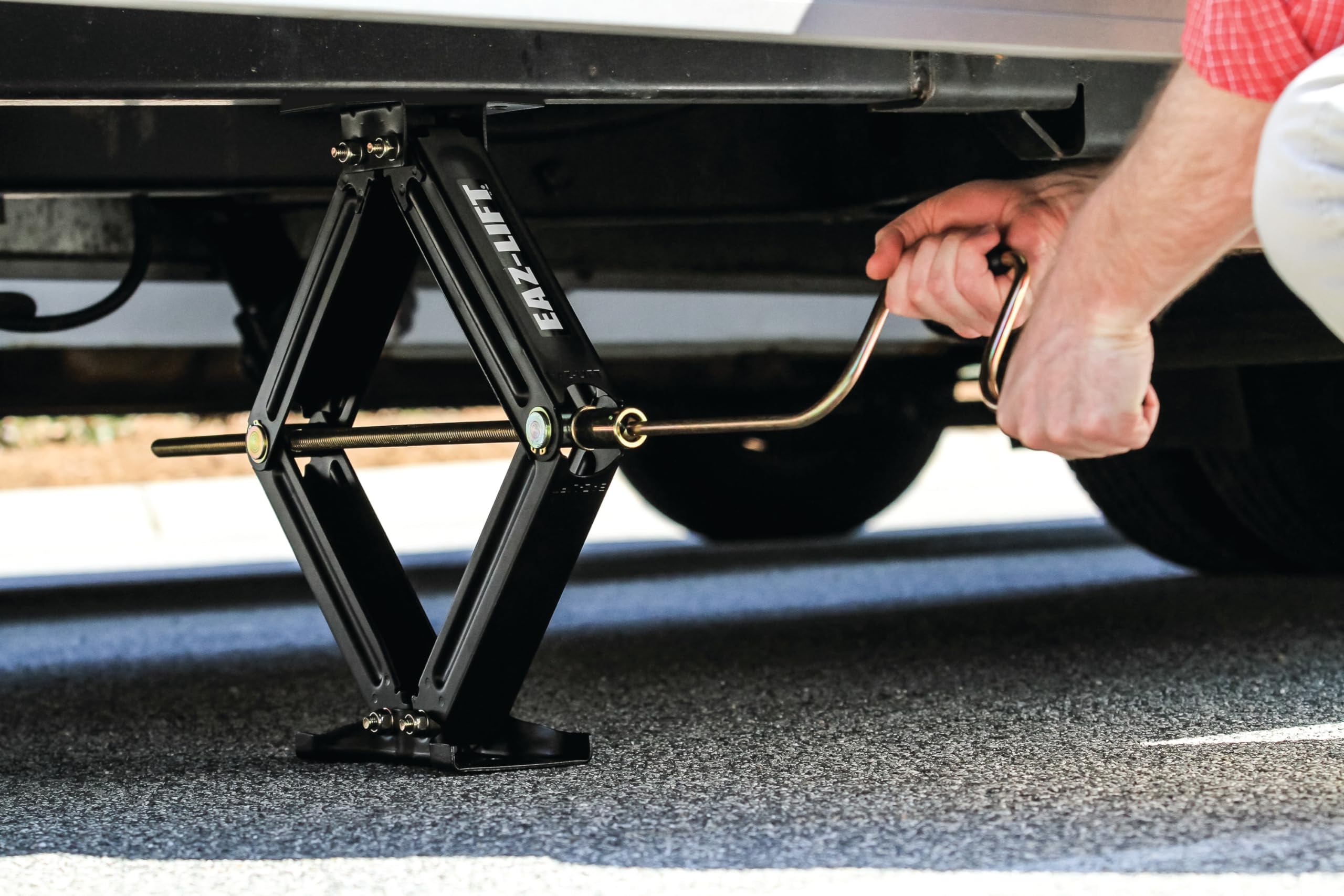 Camco Eaz-Lift 48810 Scherenwagenheber, 61 cm, passend für Pop-Up-Camper und Reiseanhänger, 1 Stück (2,3 kg Bewertung)