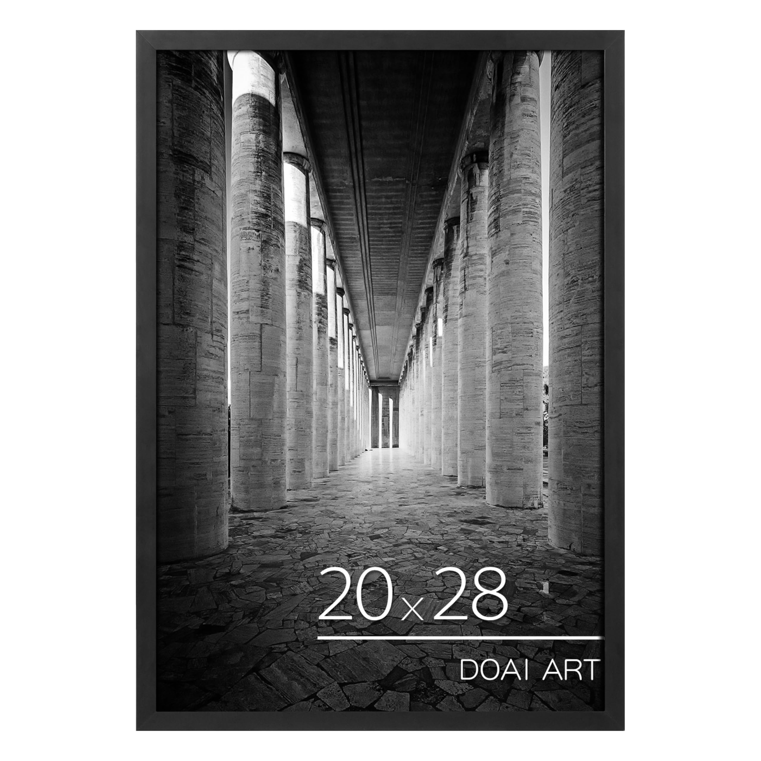 DOAI ART 20x28 Frame Black, 20x28 Picture Frame or 20 x 28 Frame with ...