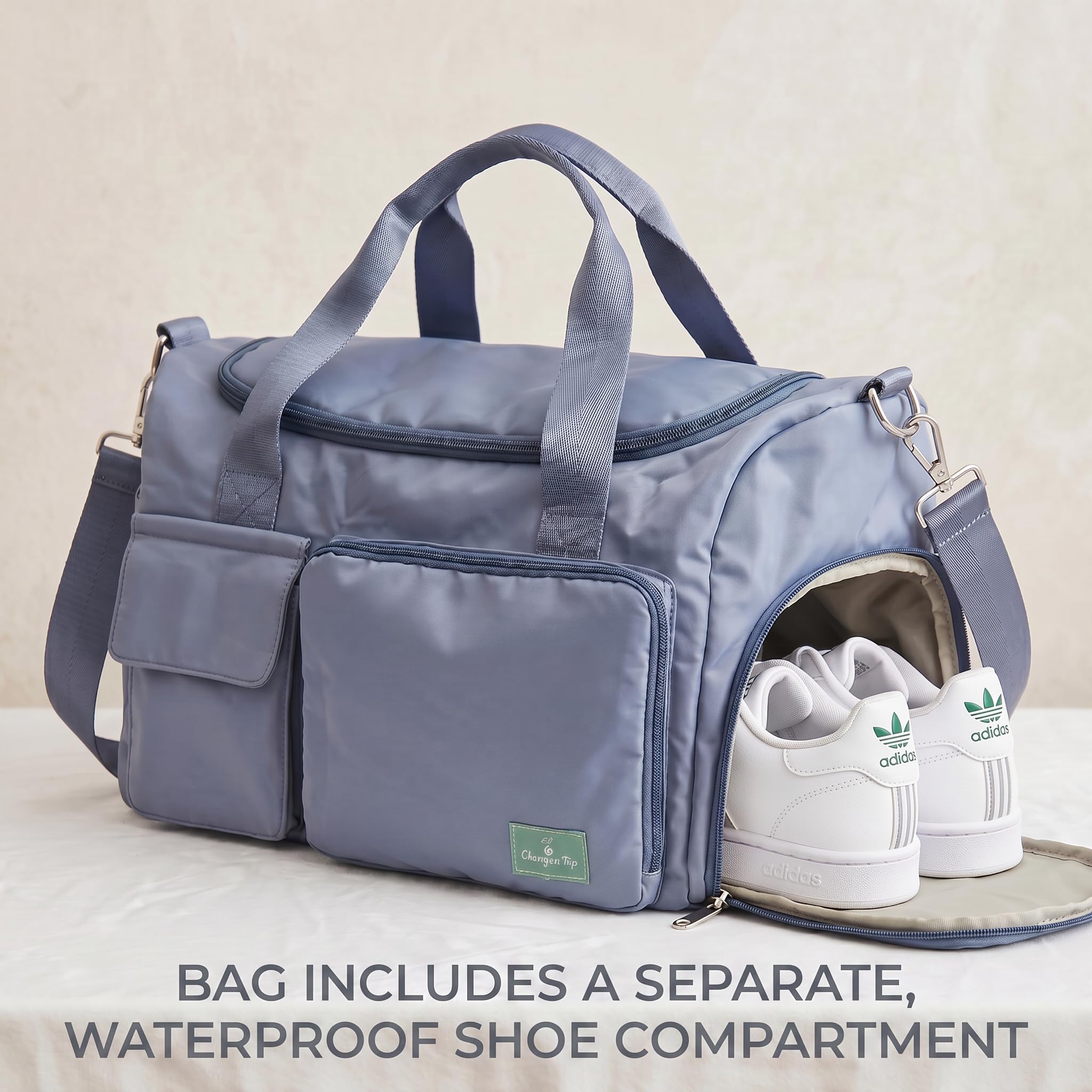 Cherry-on-Top Borsa per gravidanza per ospedale, set completo per il travaglio e il parto, con 21 tasche organizer, 22 pagine per pianificare la preparazione e scialle per allattamento, cesto per