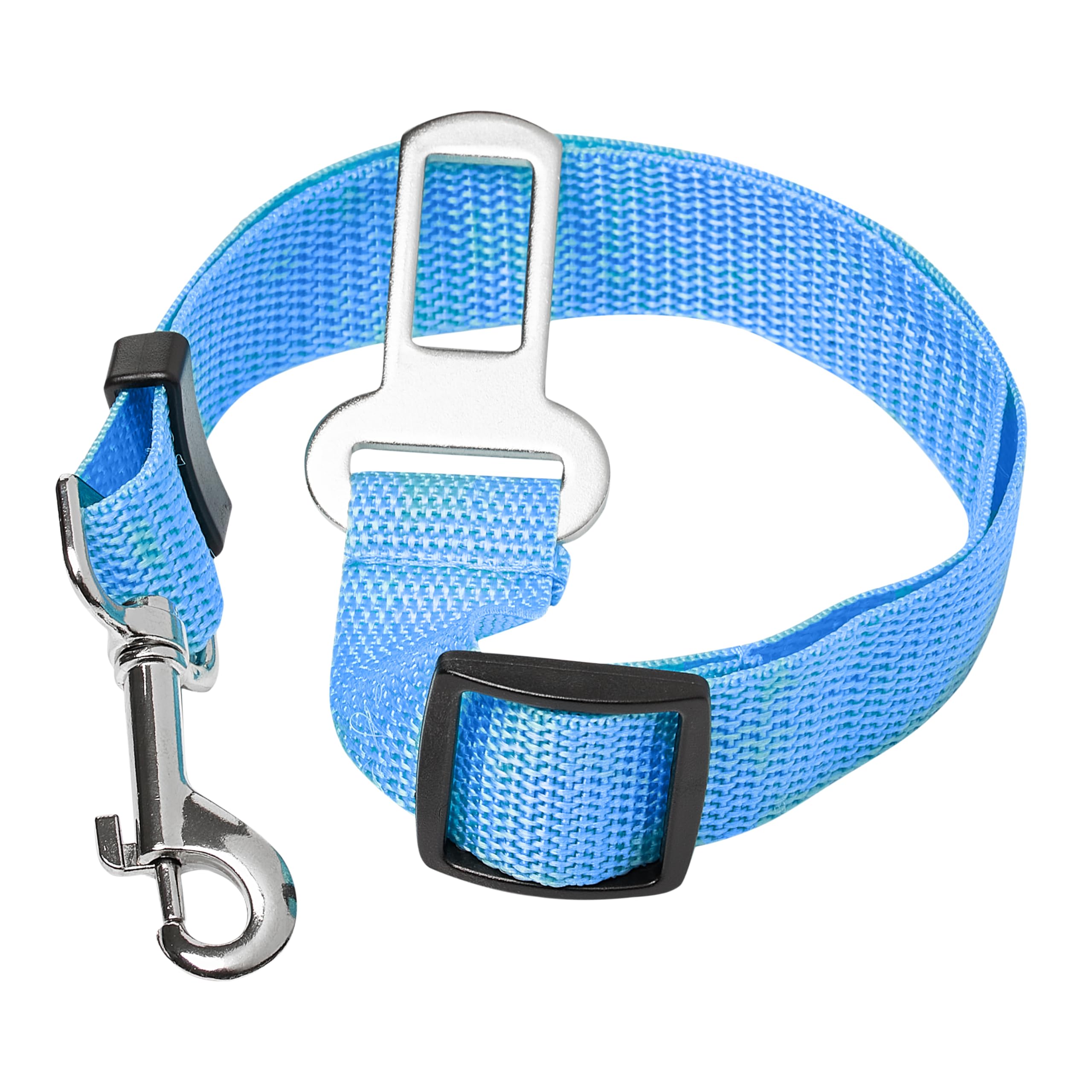 Ultra 3 Blue Dog Seat Belts Adjustable Pet Car Seatbelt Dog Harness Safety Leads Cat Vehicle Travelling Leash 40cm to 53cm Dog Seat Belt for Car Dog Seatbelt Car Restraint Pet Accessories for Dogs