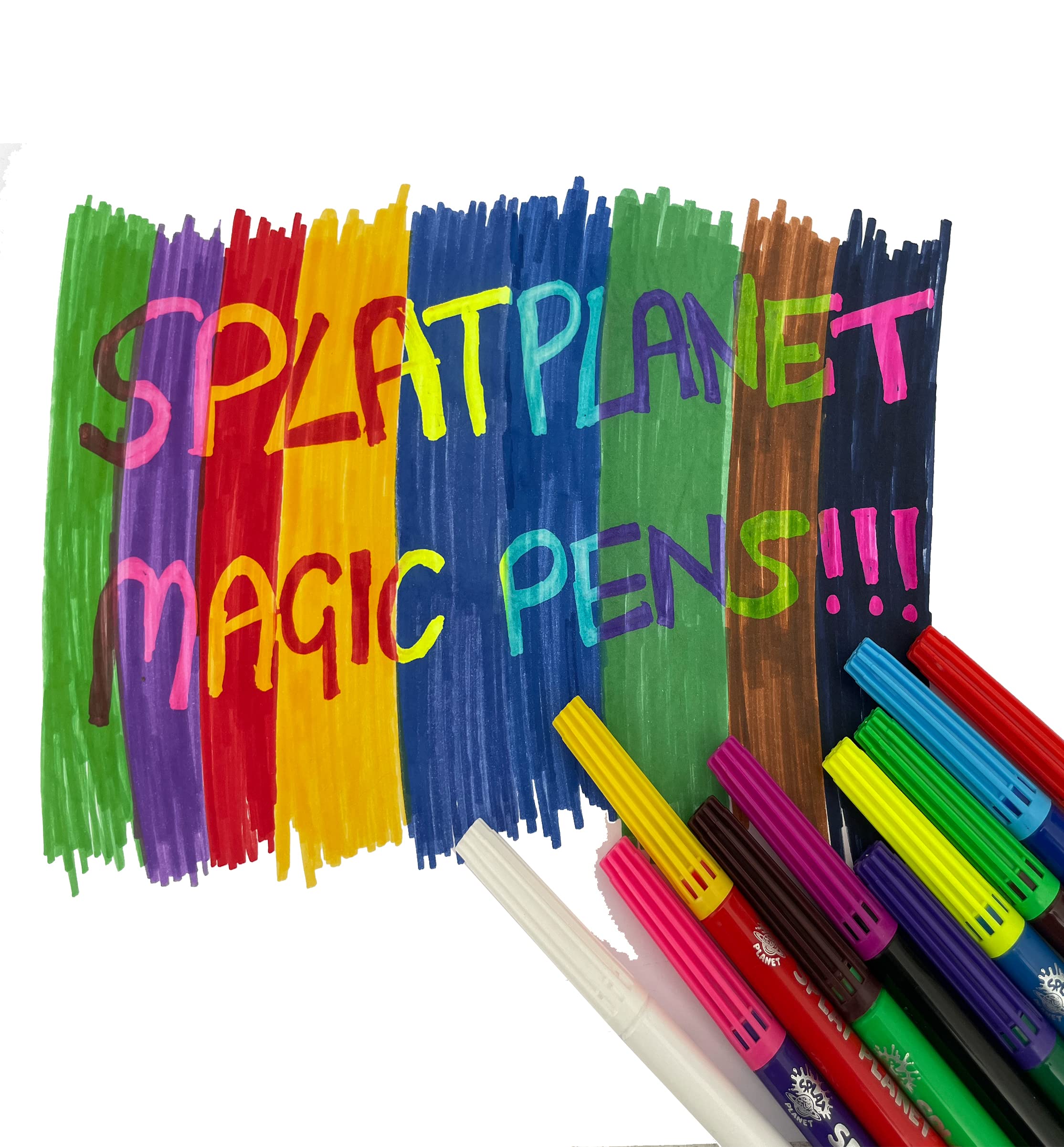 大きな画用紙にマジックで描く‼️　セカイカラフルアンドダークカラフル Amazon.co.jp: Splat Planet おとぎ話 プリンセス マジック ぬりえ