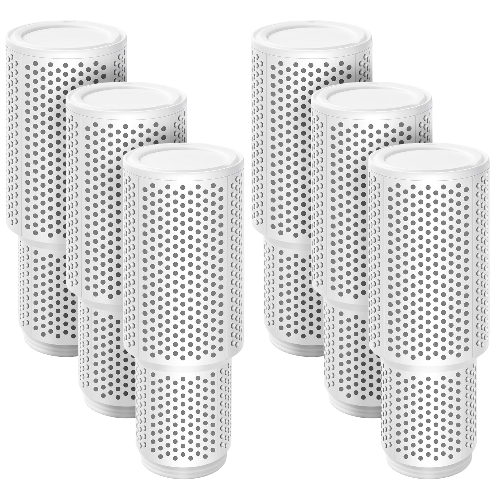 Lot de 6 cartouches de déminéralisation pour humidificateur Dreo HM306, HM311/311S, HM524/524S, empêche l'accumulation d'eau dure | Filtre les dépôts minéraux | Élimine la poussière blanche