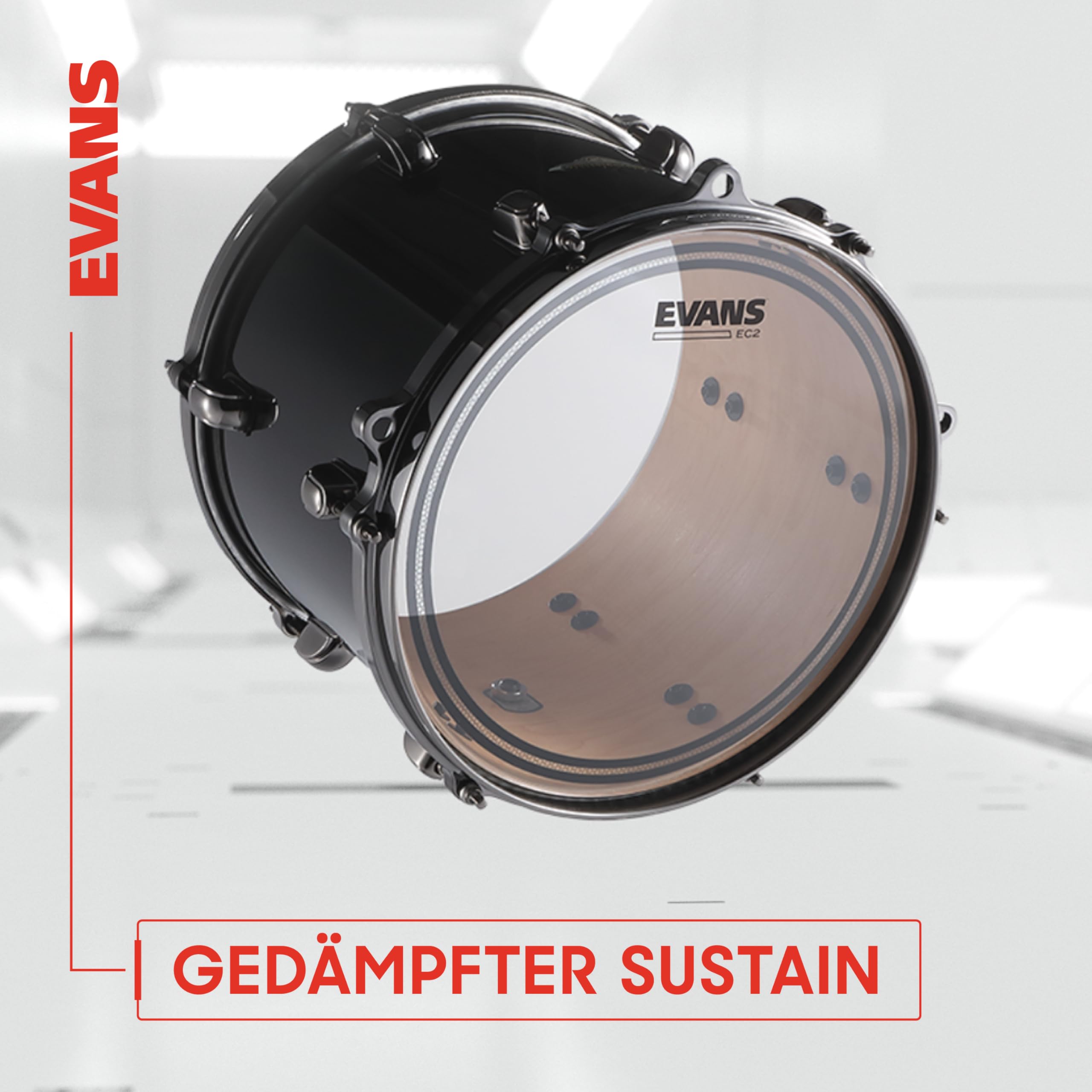 Evans G2 2-Lagen Tom Drum Felle, Fusion Tompack, beschichtet, 10, 12 & 14 Zoll