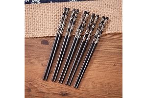 10 (5 Pairs) Mini Chopsticks for Kids, Durable Short Bamboo Chopsticks for Children
