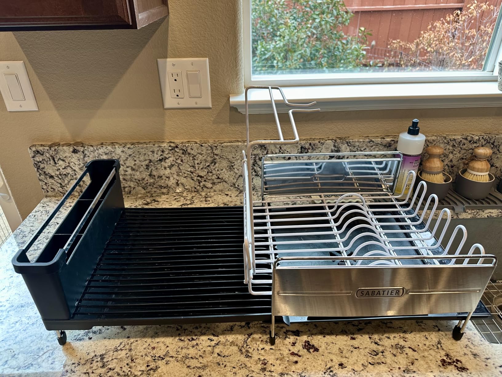 Sabatier Expandable Stainless Steel Dish Rack with UK | Ubuy