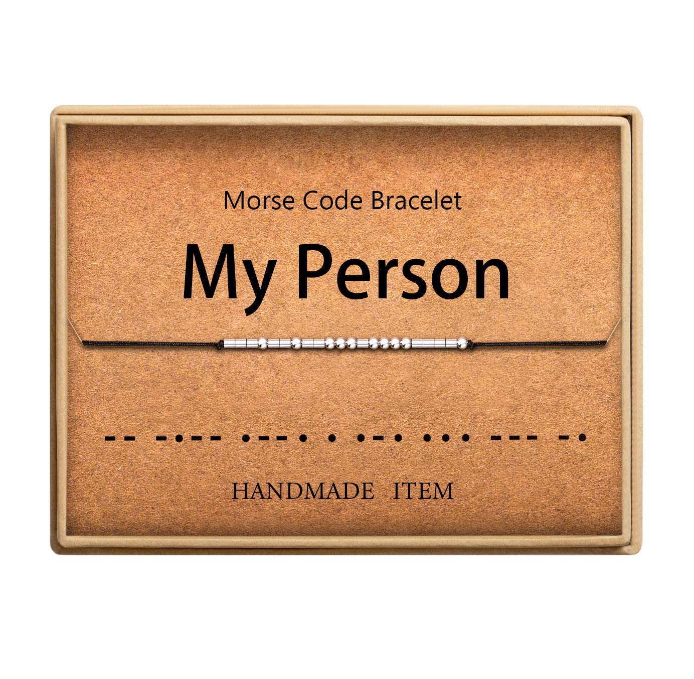 LcherryPersonalized Gift for Women Funny Morse Code Bracelet for Women Friendship Inspirational Gifts for Women