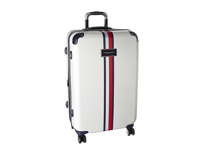 tommy hilfiger basketweave luggage