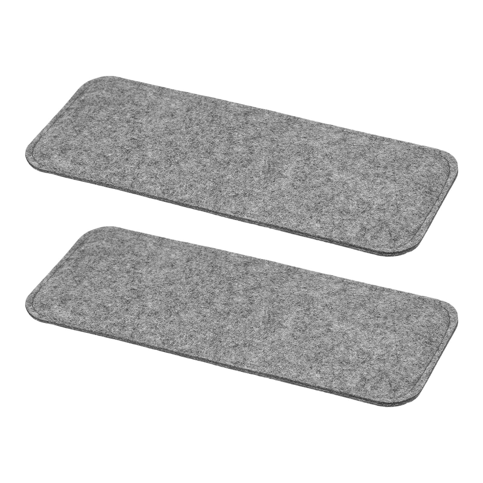 PATIKIL バッグ底板 バッグボトム フェルト製 30x13cm 長方形底 編みバッグ ハンドメイド DIY クラフト 財布 手芸用トート 2個入 グレー