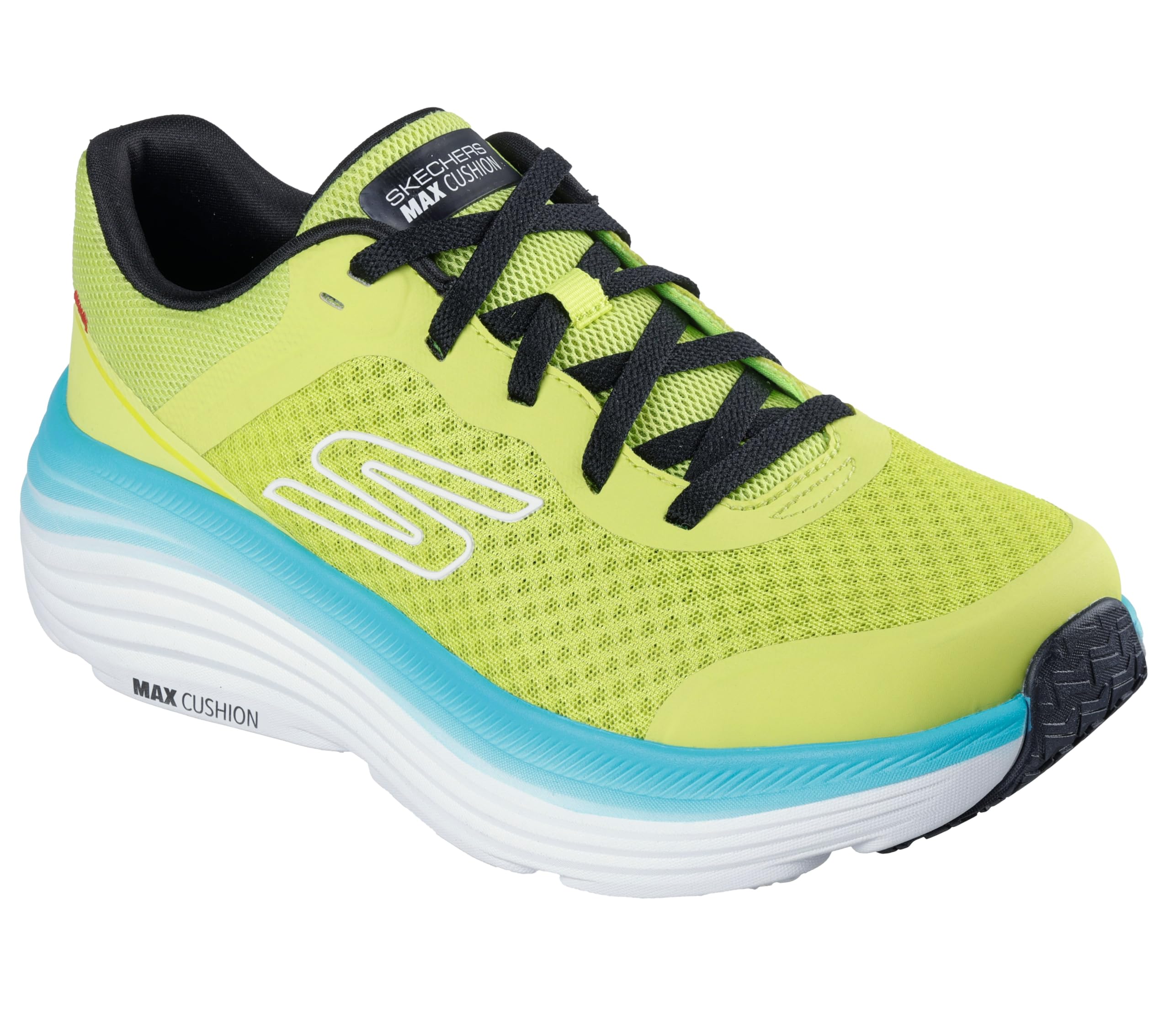 Skechers Men's Max Cushioning Endeavour Sneaker, Lime, 9 UK