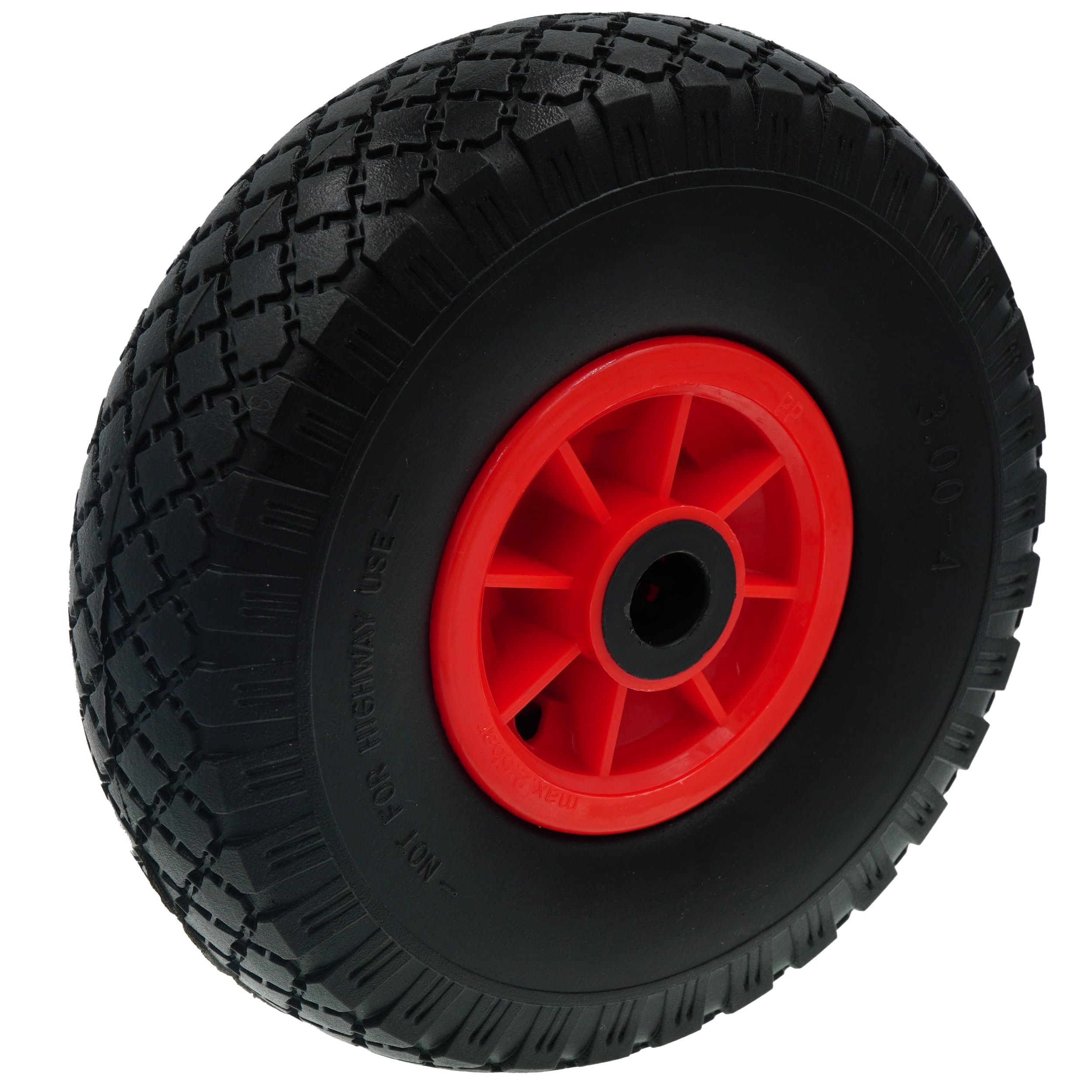 2 x PU Rad 20mm – Pannensicher für Bollerwagen & Sackkarre