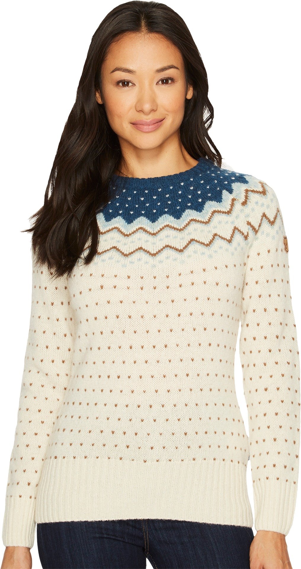 Fjallraven Övik Knit Sweater W Sweatshirt - Glacier Green, XXS