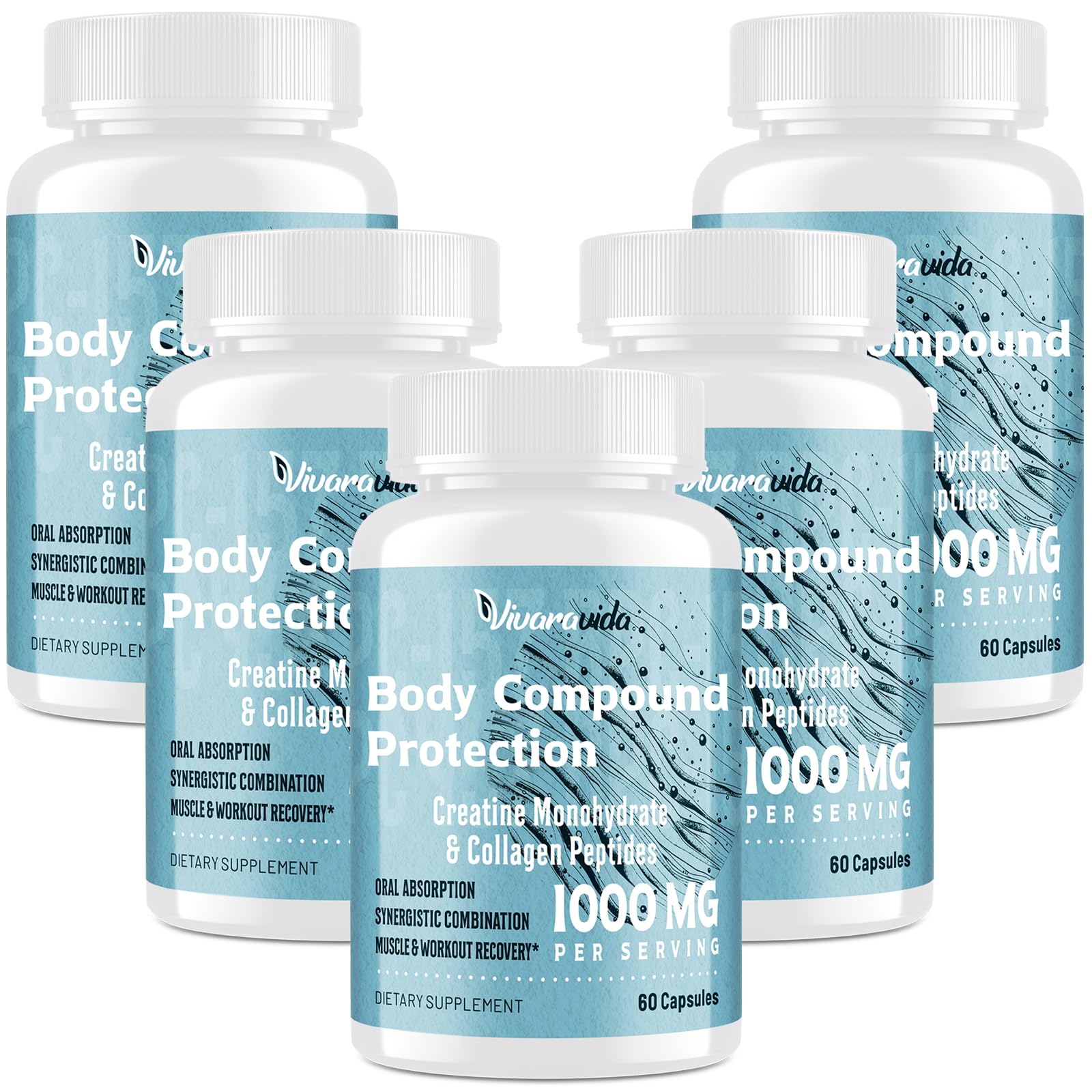 Vivaravida BPC-159 Peptide Capsules 1500mcg - High Potency BPC 159 - Gluten Free | 60 Capsules
