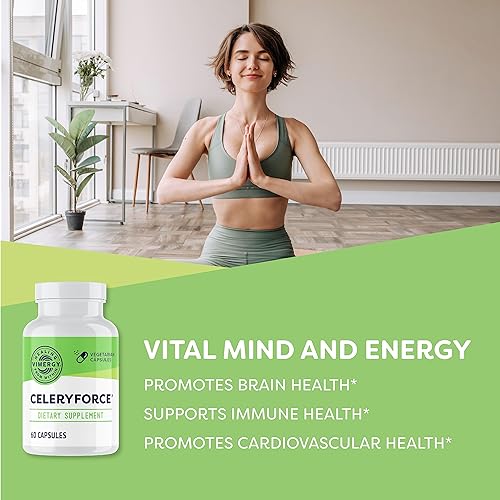 Miniatura 2 de Vimergy Celeryforce - Nutrientes y aminoácidos - Apoya tu rutina de bienestar* - Kosher, vegano y sin gluten - 60 cápsulas