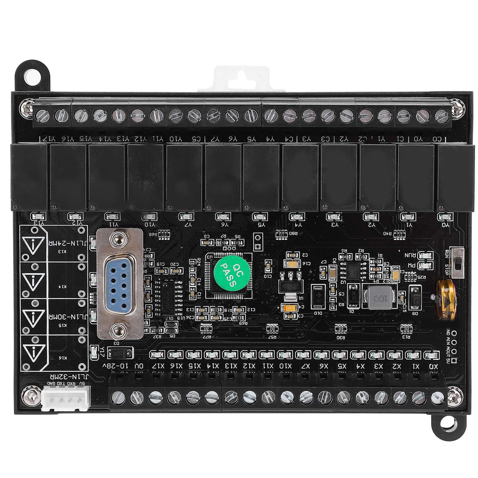 Programowalny sterownik logiczny Płytka sterująca PLC, przekaźnik modułu opóźniającego z analogowym Fx1N‑24Mr DC24V