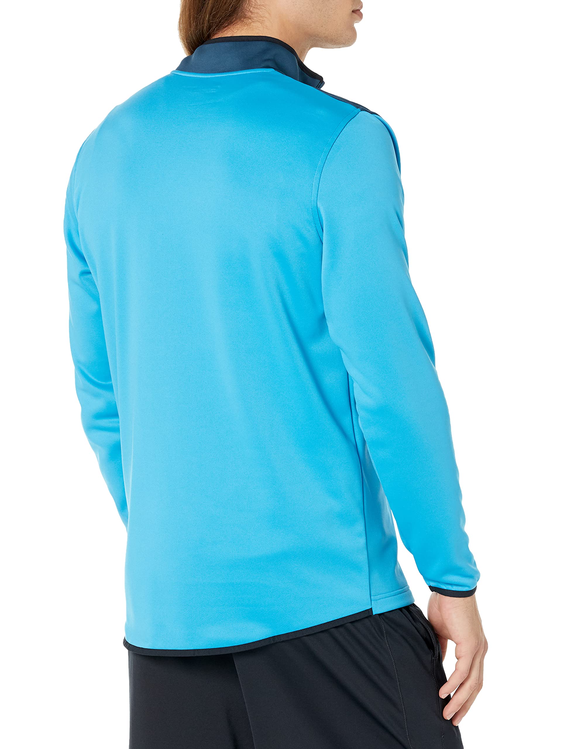 Under Armour Men's Armour Fleece Colorblock ½ Zip T-Shirt, Radar Blue (422)/Radar Blue, Medium