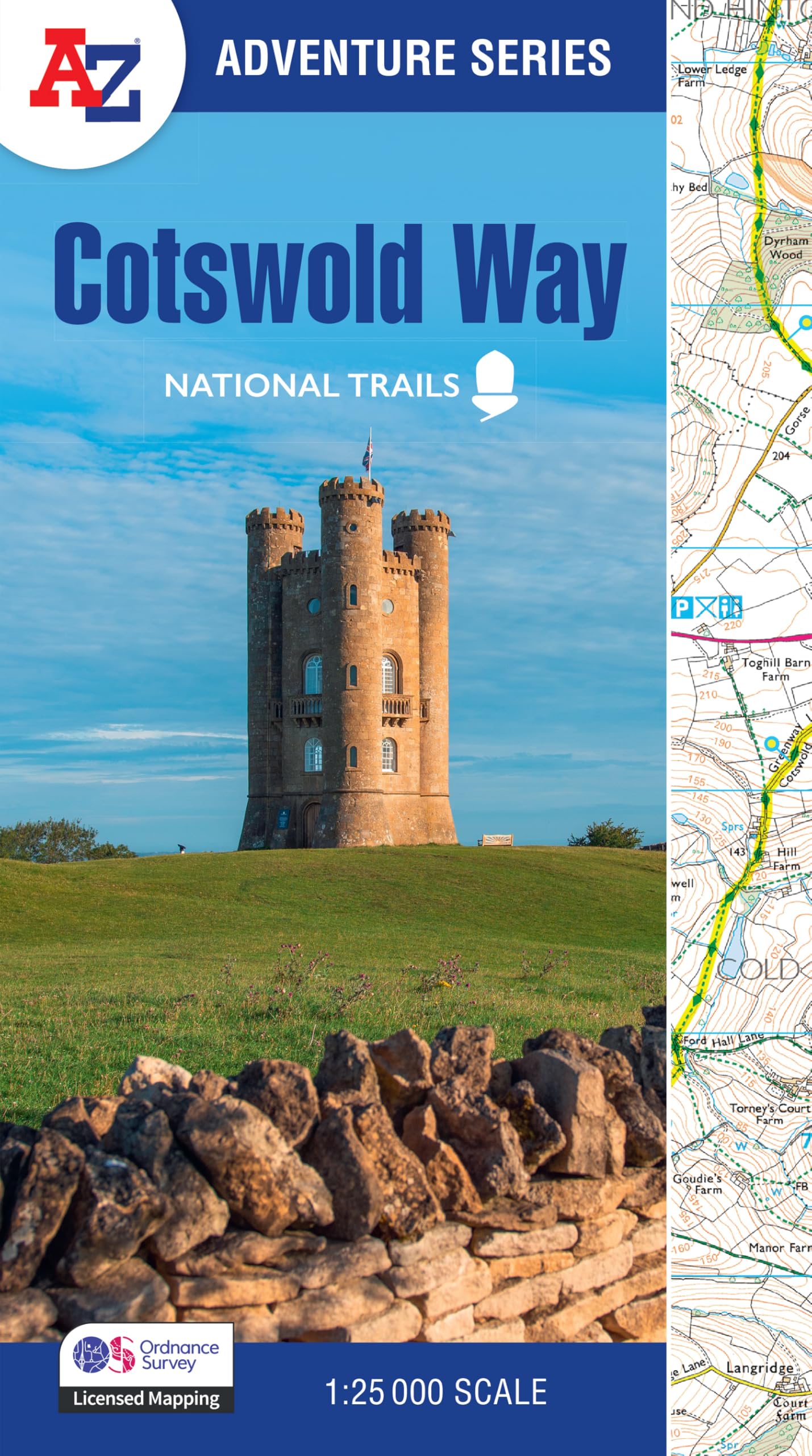 Cotswold Way: with Ordnance Survey mapping (A -Z Adventure Series)