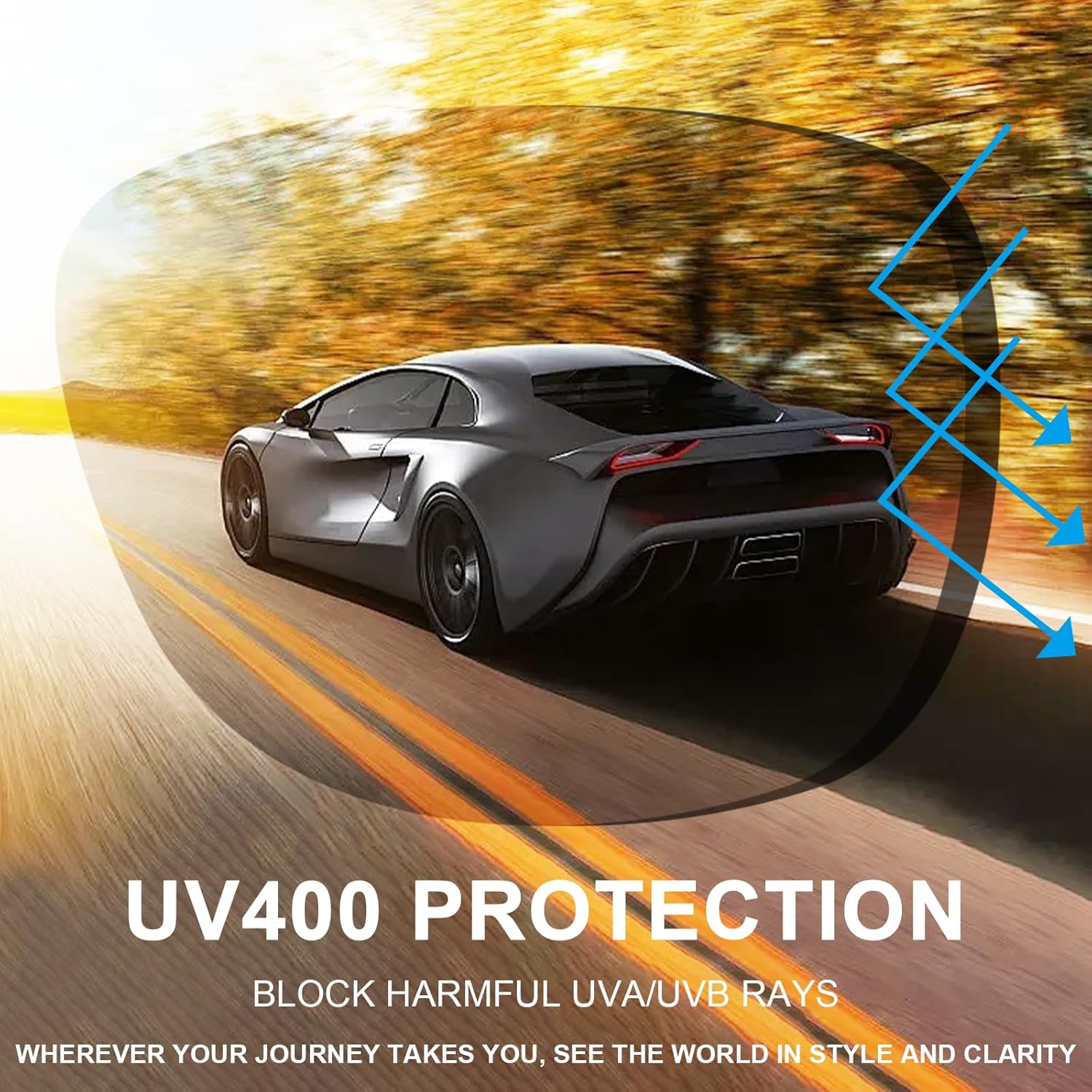 LADEESSE 3 Pack Reading Sunglasses for Women, UV400 Sun Readers Glasses Spring Hinge Outdoor Sunglasses(Not bifocal) - Image 4