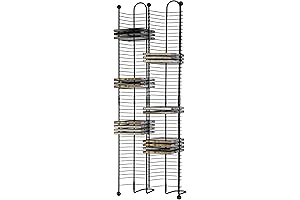 Narrow CD Tower Storage Rack: Atlantic Nestable 100 CD Organizer
