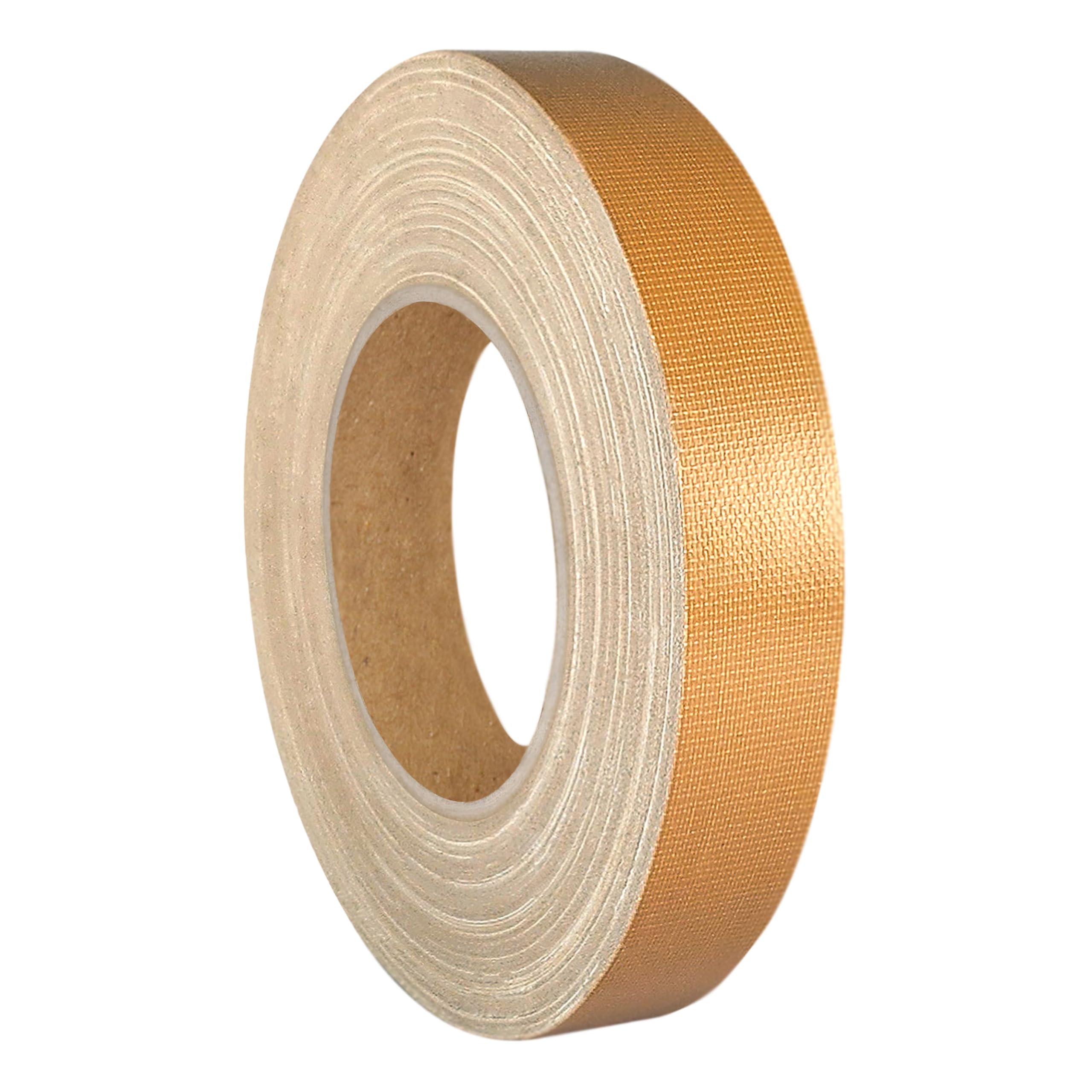 Gaffer Tape beige, 12 mm x 50 m | Premium Gewebeklebeband, stark klebend & wiederablösbar