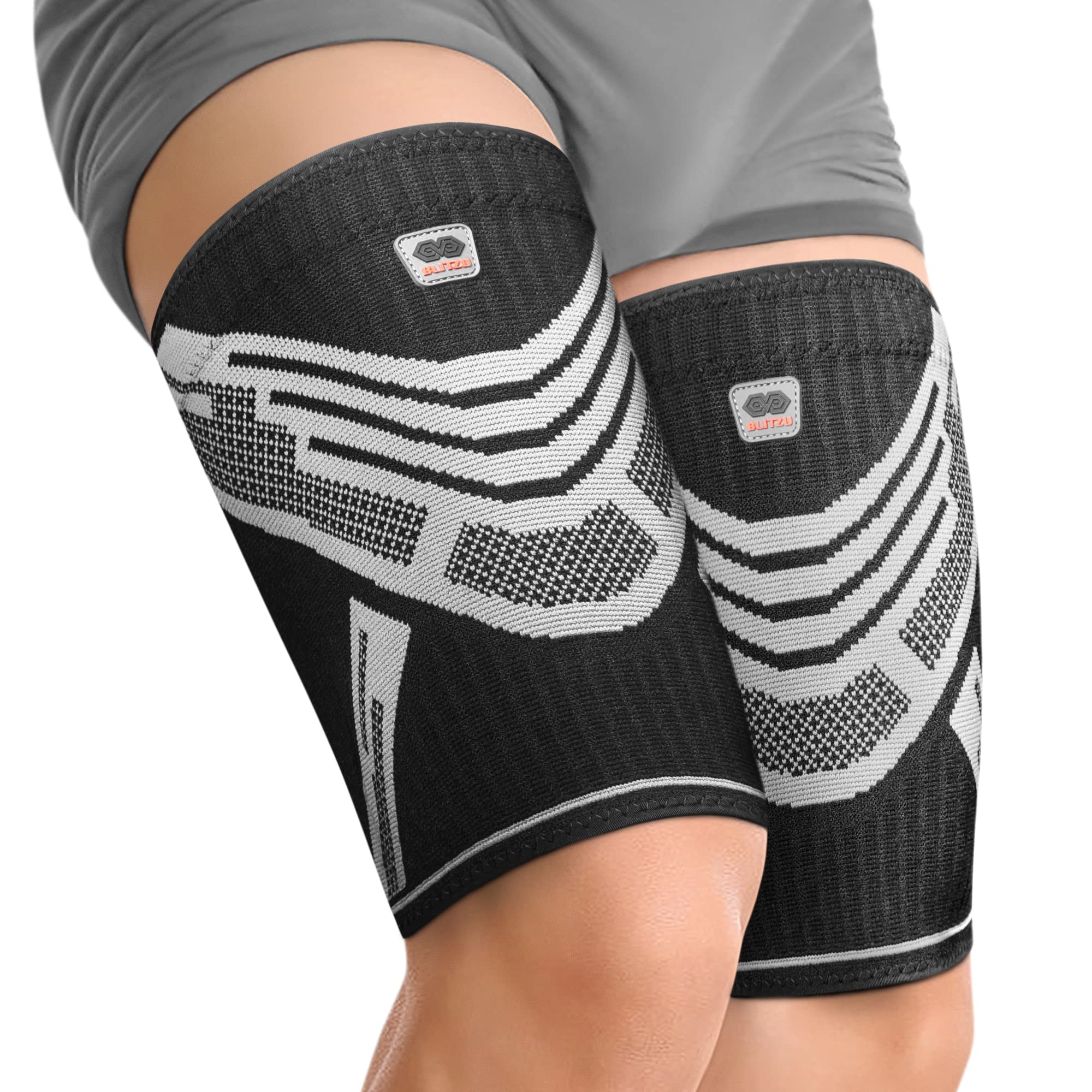 Hamstring Compression Sleeve (Pair) Thigh Compression Sleeves for Men