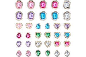 Blingy Croc Charms: Bejewel Your Clogs with Crystal Enchantment