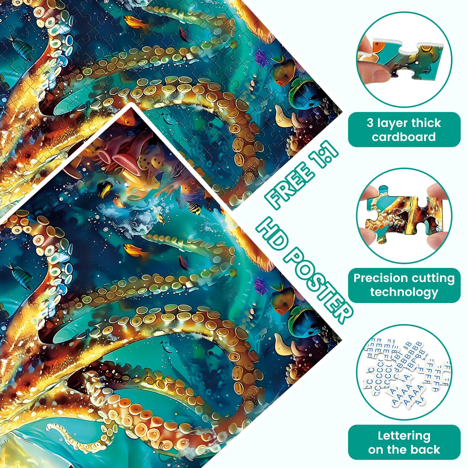 Amazon.com: 300 Piece Puzzle for Adults, Jigsaw Puzzle, Ocean