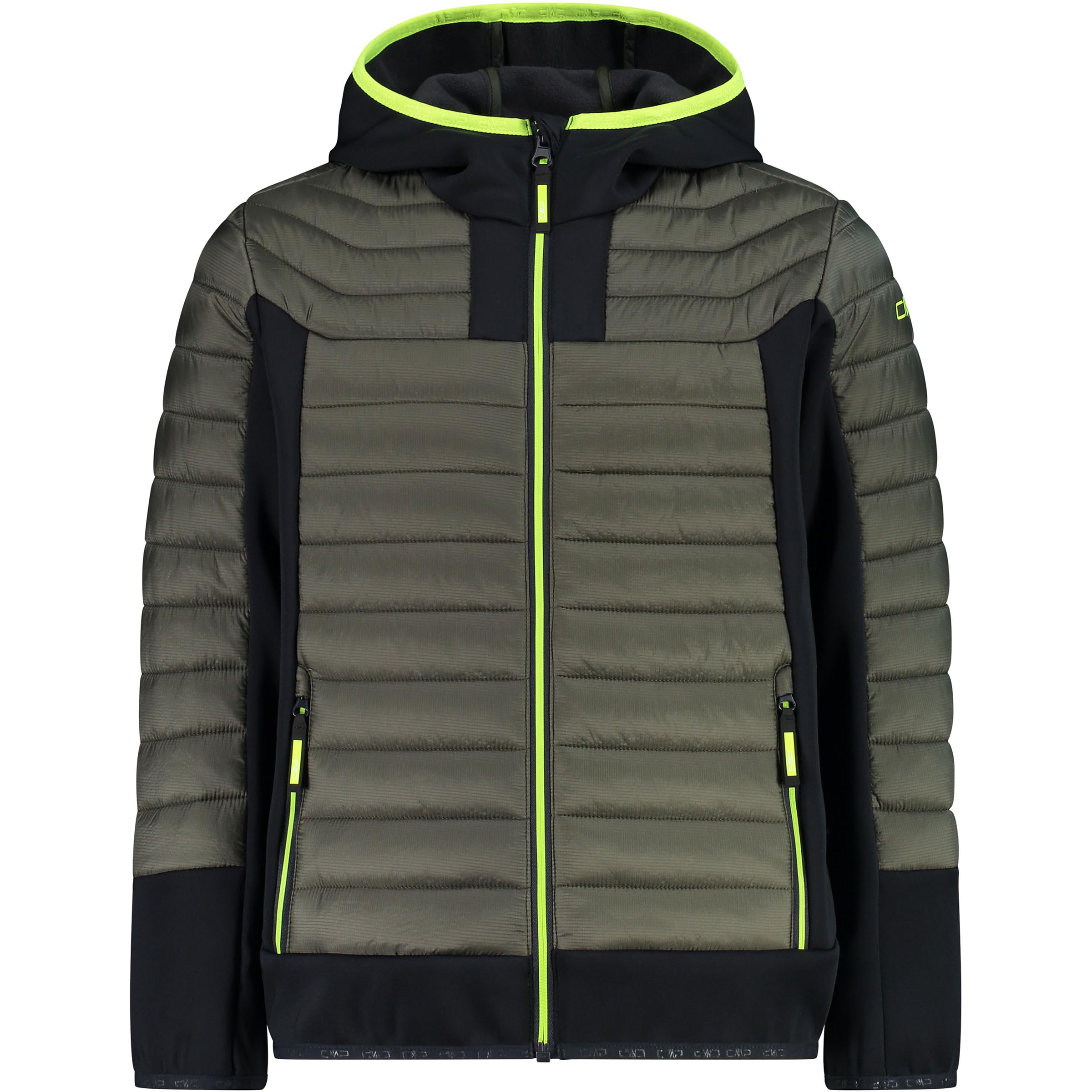 CMP Children's Hybrid Jacket with Fixed Hood Unisex – Children and Teenagers