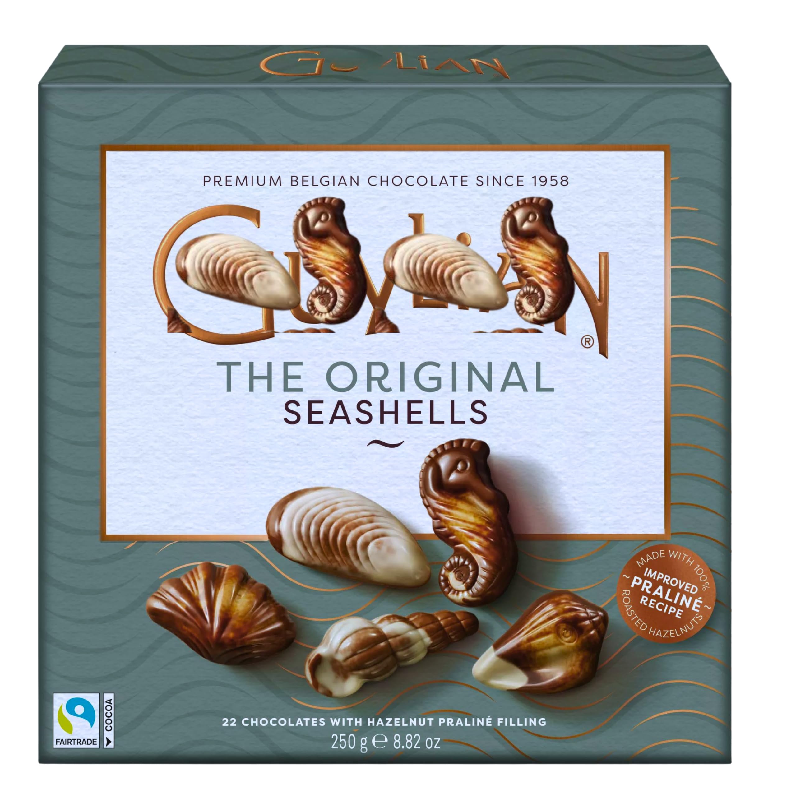 Guy Lian Milk Chocolate Seashells - 22 Premium Belgian Chocolate