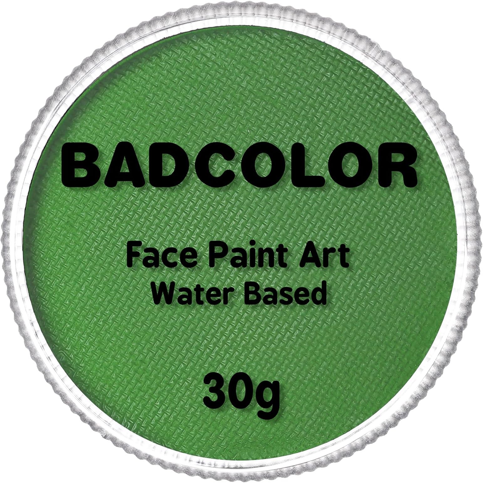Light Green Face Body Paint(30gm), Water Activated Face Painting kit for Kids & Adults Party, SFX Makeup Facepaints for Halloween, St Patrick's Day, Witch, Alien, Goblin, Grinch, Frankenstein Cosplay